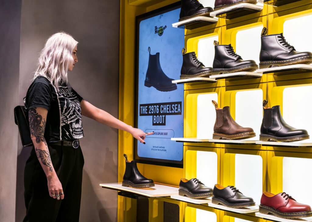 Dr Martens Carnaby Street Lift & Learn Technology