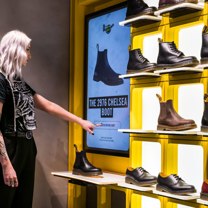 Dr Martens Carnaby Street Lift & Learn Technology